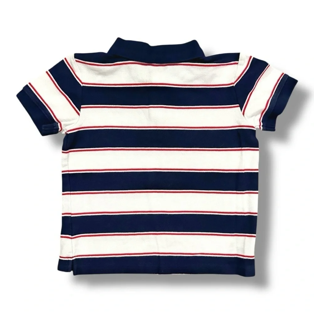 Janie & Jack | Striped Pique Polo Shirt (4)